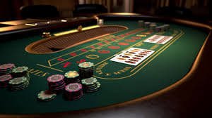 Studio live dealer ah4d menampilkan permainan Texas Hold'em Bonus dengan dealer profesional